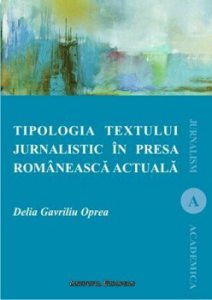 Tipologia textului jurnalistic in presa romaneasca actuala