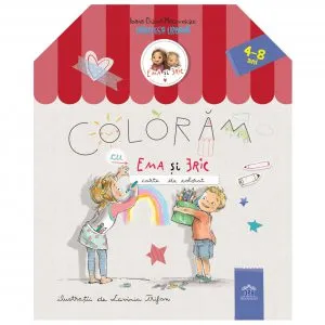 Coloram cu Ema si Eric - carte de colorat de Ioana Chicet-Macoveiciuc