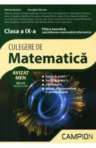 Culegere de matematica. Filiera teoretica: mate-info