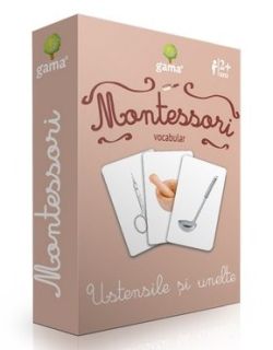 Montessori. Vocabular: Ustensile si unelte