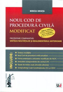 Noul Cod de procedura civila modificat