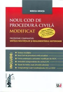 Noul Cod de procedura civila modificat de Mircea Ursuta
