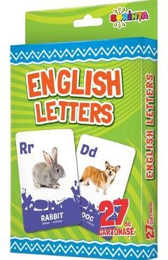 English letters. 27 de cartonase