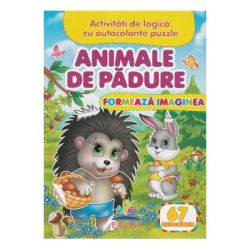 Formeaza imaginea. Animale de padure   67 autocolante