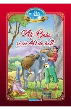 Ali Baba si cei 40 de hoti. Carte de colorat cu povesti