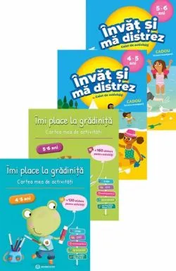 Imi place la gradinita   Invat si ma distrez (4-5 ani, 5-6 ani) de Christelle Chambon