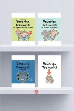 Pachet Seria Veverița Tremurici de Melanie Watt