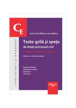 Teste-grilă și spețe de drept procesual civil
