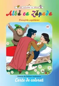Albă ca Zăpada. Carte de colorat de Serban Andreescu