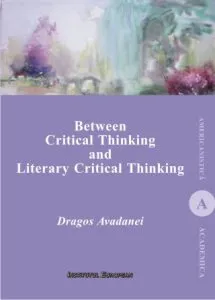 Between Critical Thinking and Literary Critical Thinking de Dragos Avadanei