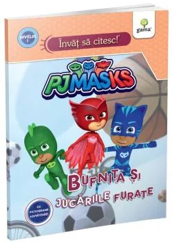 Bufnița și jucăriile furate. Învăț să citesc cu PJ Masks, Nivelul 1