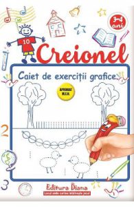 Creionel 3-4 ani. Caiet de exercitii grafice