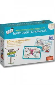Invat usor la franceza. Clasele 3, 4 si 5. 50 de harti mentale de Stephanie Eleaume-Lachaud