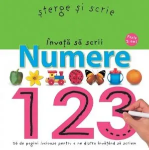 Sterge si scrie. Invata sa scrii - Numere