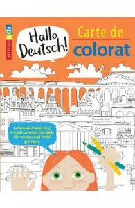 Hallo Deutsch! Carte de colorat de Sam Hutchinson