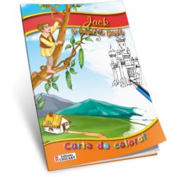 Jack si vrejul de fasole Carte de colorat A5 ilustrata