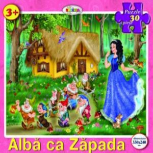 Puzzle - Alba ca zapada (30 piese)