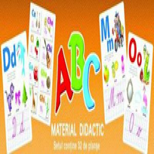 Abc. Material didactic. Setul contine 32 de planse