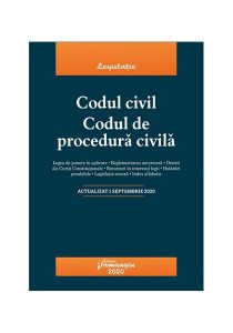 Codul civil. Codul de procedură civilă. Actualizat la 1 septembrie 2020