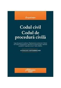 Codul civil. Codul de procedură civilă. Actualizat la 1 septembrie 2020
