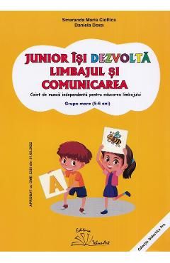 Junior isi dezvolta limbajul si comunicarea. Grupa mare