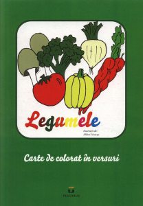 Legumele, bloc de colorat in versuri
