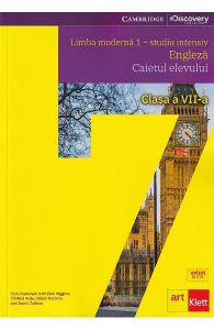 Limba engleza: Limba moderna 1. Studiu intensiv - Clasa 7 - Caietul elevuluiCD