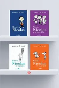 Pachet Micuțul Nicolas (Vol. 1-4) de Rene Goscinny