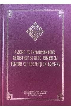 Slujbe de inmormantare, parastase si alte randuieli pentru cei adormiti in Domnul