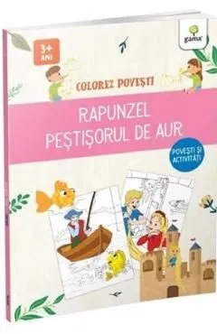 Colorez povesti: Rapunzel. Pestisorul de aur de Autor Anonim