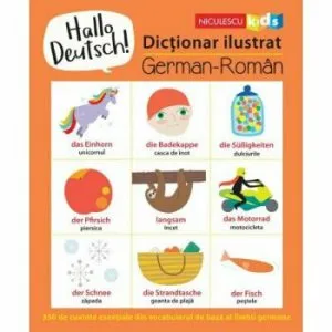 Hello Deutsch! Dictionar ilustrat german-roman de Sam Hutchinson