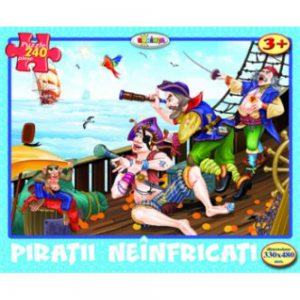 Puzzle - Piratii neinfricati (240 piese)