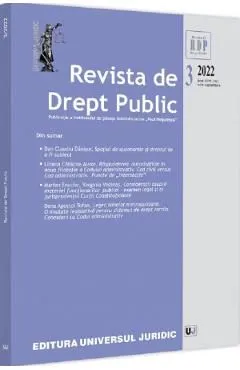 Revista de drept public Nr.3 din 2022 de Autor Anonim