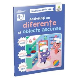 Activitati cu diferente si obiecte ascunse 4-7 ani