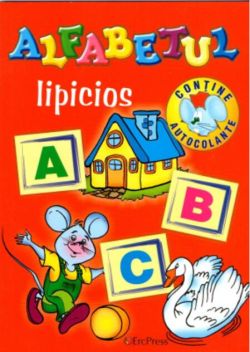 Alfabetul lipicios . Conține 90 de autocolante