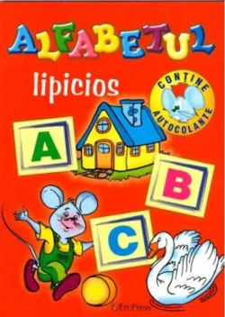 Alfabetul lipicios . Conține 90 de autocolante