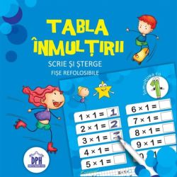 Caiet Tabla Înmulțirii (16 fise de lucru refolosibile)