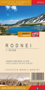 Hartă de drumeție Rodnei – Munții Noștri