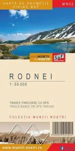 Hartă de drumeție Rodnei – Munții Noștri