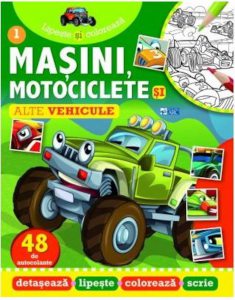 Lipeste si coloreaza masini, motociclete si alte vehicule
