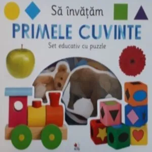 Sa invatam primele cuvinte. Set educativ cu puzzle