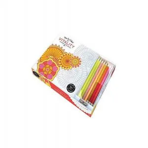 Vive Le Color! Vitality (Coloring Book and Pencils) de Abrams Noterie