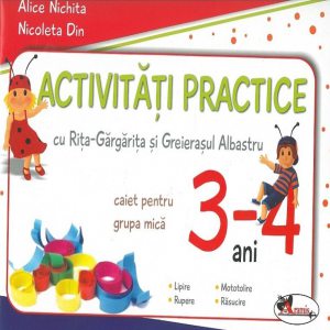 Activitati practice cu Rita-Gargarita si Greierasul Albastru, pentru grupa mare 5-6 ani