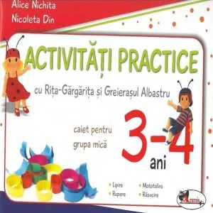Activitati practice cu Rita-Gargarita si Greierasul Albastru, pentru grupa mare 5-6 ani de Alice Nichita
