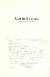 Caiete - Notebooks 1976 - 1976