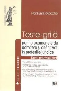 Teste-grila. Drept procesual civil de Noni-Emil Iordache