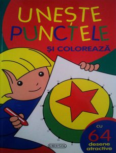Uneste punctele si coloreaza, rosu