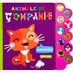 Animale de companie. Carte sonora cu 10 sunete