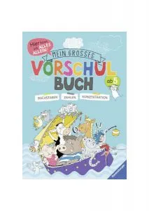 Mein großes Vorschulbuch: Buchstaben, Zahlen, Konzentration de Theresia Koppers