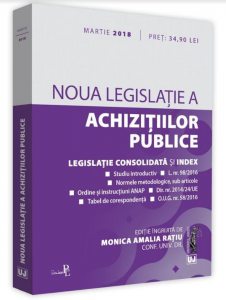 Noua legislatie a achizitiilor publice. Martie 2018